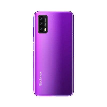 Blackview A 90 - õhuke ja kerge nutitelefon - kahe SIM-kaardiga telefon - 4 GB RAM + 64 GB ROM - 185 g kerge - Android 11 - kaasahaarav mängimine kiire RAM-iga - Euroopa versioon - lilla