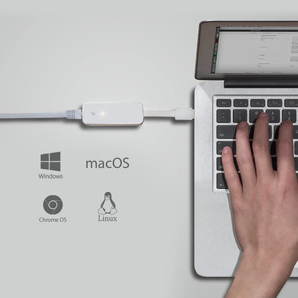 TP-Link UE300 USB-Etherneti adapter, USB 3.0 - RJ45 1000Mbps Etherneti LAN-võrguadapter, ühenda ja mängi Windows 11/10, Mac OS ja Linux OS-iga, kokkupandav ja kaasaskantav disain (2 tk pakk)