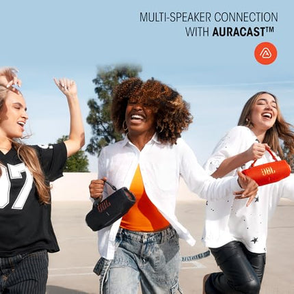 JBL Charge 6, Portable Bluetooth Speaker, 28 Hour Battery Life, IP68 Waterproof, Dust and Shock Resistant, Pro Sound with AI Sound Boost, Auracast Multi-Speaker, Blue