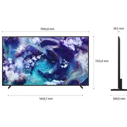 SAMSUNG Neo QLED 8K QN900F 85-tolline (214 cm) mini-LED-teler, UHD-teler, 8K tehisintellektiga ülesskaleerimine, peegeldusvaba, metallraamiga disain, Knox Security, Dolby Atmos, Art Store'i galerii, Samsung Vision tehisintellektiga nutiteler (2025)