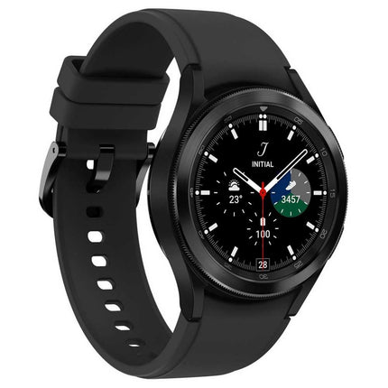 Samsung Galaxy Watch4 Classic, ümar Bluetooth nutikell, Wear OS, pöörlev raam, fitnesskell, aktiivsusmonitor, 42 mm, must