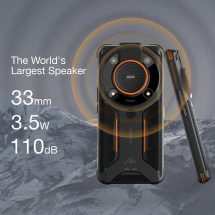 AGM Glory SE õues kasutatav nutitelefon 5G, Snapdragon 480 vastupidav telefon ilma lepinguta, 6,53" FHD+ ekraan Android 11 mobiiltelefon, 6200mAh aku IP68/IP69K veekindel, 8G+128G kahe SIM-kaardiga/NFC/GPS/Touch ID