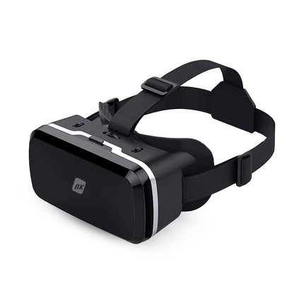 NK nutitelefoni 3D VR-prillid - nutitelefoni virtuaalreaalsuse nutikad prillid 4,7" - 6,53", vaatenurk 90-100 kraadi, 360° pöörlemine, reguleeritav lääts ja pupilli reguleerimine - must