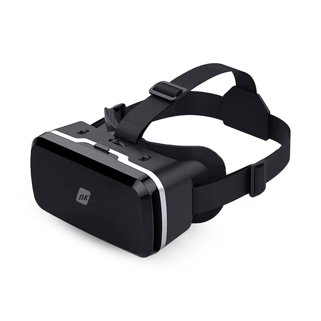 NK nutitelefoni 3D VR-prillid - nutitelefoni virtuaalreaalsuse nutikad prillid 4,7" - 6,53", vaatenurk 90-100 kraadi, 360° pöörlemine, reguleeritav lääts ja pupilli reguleerimine - must