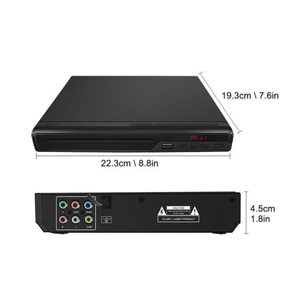 HD DVD-mängija, õhuke DVD-mängija kaugjuhtimispuldiga, USB DVD-mängija integreeritud PAL NTSC-ga, ühildub CD DA MP3 CD R CD RW-ga, kodune CD-mängija kaabliga teleri jaoks