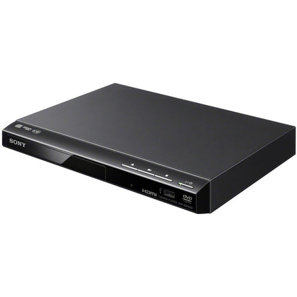 Sony DVP-SR760H DVD Player/CD Player (HDMI, 1080p Upscaling, USB Input, Xvid Playback, Dolby Digital) Black &amp; Amazon Basics - Braided HDMI Cable, 0.9 m