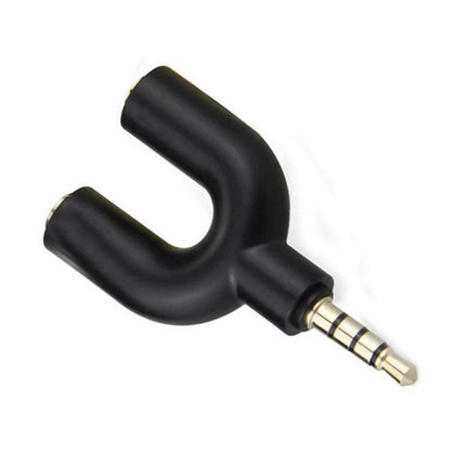 PROtastic Audio Splitter 3,5 mm audiopesa kõrvaklappide mikrofoni 2-suunaline Y-jaotur iPhone'i, iPadi ja iPodi jaoks