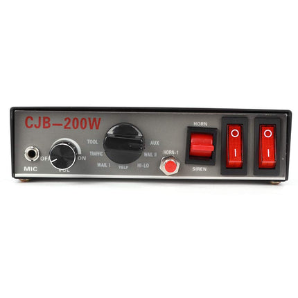 Car Alarm Horn System, 130 dB, 200 W, Loud Car Alarm Horn Kit 9T with Megaphone Speaker