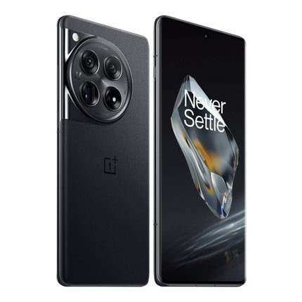 OnePlus 12 5G 12 GB RAM 256 GB SIM-kaardita nutitelefon Hasselbladi kaameraga 4. põlvkonna nutitelefonidele - 2-aastane garantii - siidine must