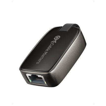 Cable Matters' Foldable USB C Ethernet Adapter, Portable USB C LAN Adapter, USB-C to LAN Adapter with 10/100/1000 Mbps Ethernet Network - Thunderbolt 4/3, USB4 Compatible