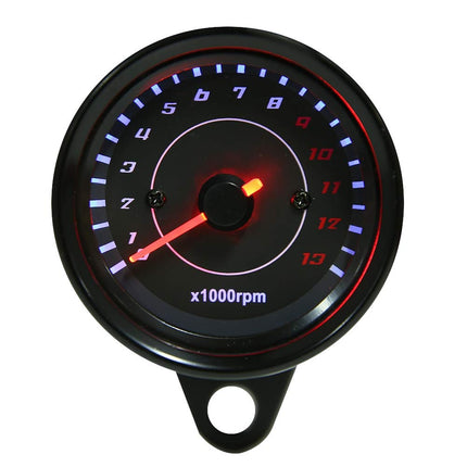 Electronic Tachometer, DC 12V Universal Motorcycle LED Backlight Tachometer Electronic Tachometer