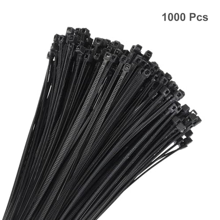 sourcing map 7.6 cm 5 kg Self-Locking Small Nylon Cable Ties 0.3 cm for Cable Management Black 1000 Pieces