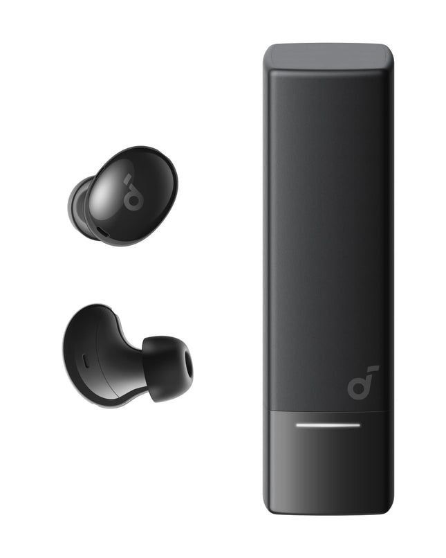 Ankeri Soundcore A30i, juhtmevabad kõrvaklapid, nutikas mürasummutus, ülim mürasummutus, elegantne huulepulga disain, kerge ja mugav, selge heli, 15 tundi ANC-ga, IP54, Bluetooth 5.4