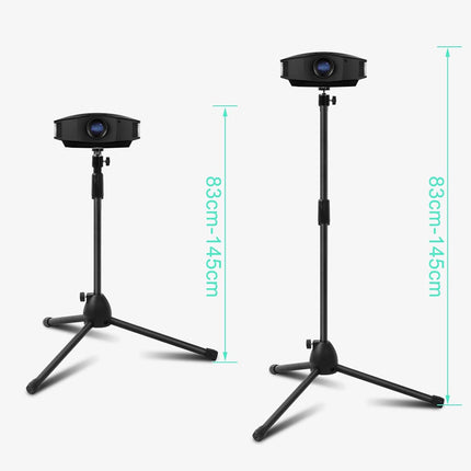 WinHub Projector Stand Projector Tripod Height Adjustable from 72 to 150cm Stand Portable Lightweight Projector Stand for Projector, Camera