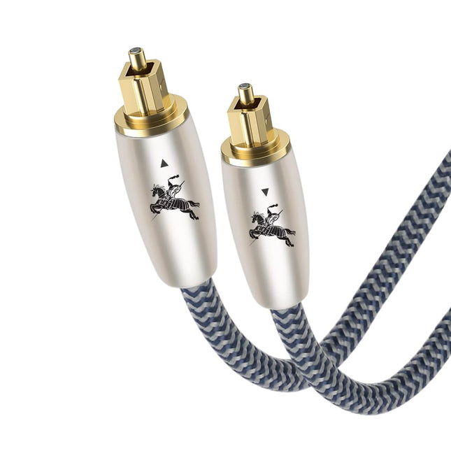 Impeto Toslinki kaabel, optiline digitaalaudio kaabel [1m] - 24k kullatud pistik, fiiberoptiline kaabel, kaabel - TOSLINK - TOSLINK - 1 meeter