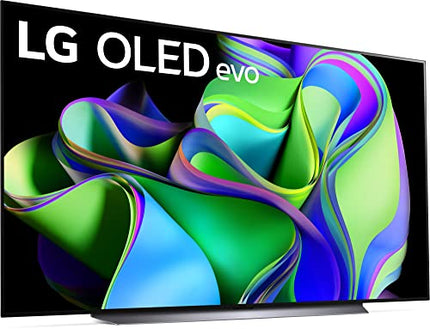 LG OLED83C37LA TV 210 cm (83 inches) OLED evo TV (Smart TV, Brightness Booster, 120 Hz) [Model Year 2023]