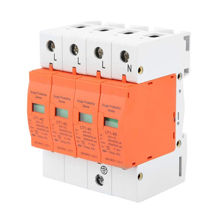 4P household surge protector, 40KA 420VAC device protector