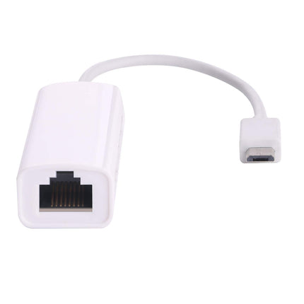 Micro USB to RJ45 female OTG 100 Mbps Fast Ethernet network adapter compatible with Tablet PC/Laptop (Windows, Mac OS X, Linux), Raspberry Pi and some Android devices (TV Box, etc.) (Micro USB)