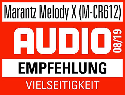 Marantz Melody X (M-CR612) HiFi system, CD player, DAB+ radio, music streaming, HEOS multiroom, Bluetooth &amp; AirPlay 2, Alexa compatible, 2 optical TV inputs