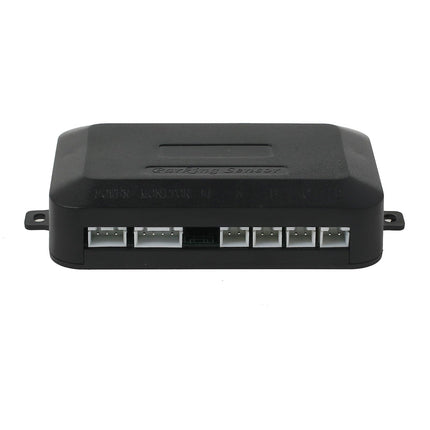AUTOOUTLET parkimisandurid PDC tagurdusalarm 4 anduriga universaalne auto tagurdamise parkimisabi tagurpidikäigu helisignaal LCD-ekraan DC 12 V (must)
