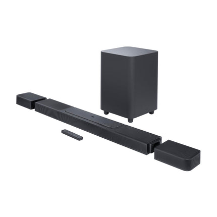 JBL Bar 1300 – kompaktne 11.1.4-kanaliga heliriba kodukino helisüsteemile – eemaldatavate ruumilise heli kõlarite, MultiBeam™ ja Dolby Atmos ruumilise heliga – must
