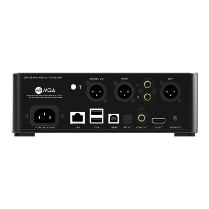 SMSL DP5SE audiopleier, HiFi-pleier, tasakaalustatud eelvõimendi, võrgumuusikapleier ES903902MD/A kiibiga, DLNA AirPlay Hiby Link, USB/optiline/koaksiaal/I2S/AES/EBU/6,35 mm kõrvaklapiväljundiga