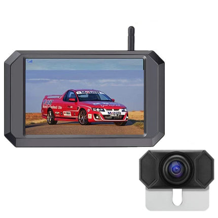 OBEST Digital Wireless Backup Camera Kit, 5-inch 1080p Screen and Waterproof Night Vision Camera with Mirror Reversing and Parking Assist for 9-28V