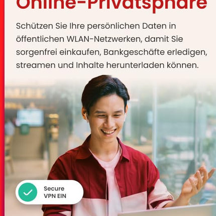 McAfee Total Protection (3 seadet) 2025 | 12 kuud | Turvaline VPN, turvatarkvara viirusetõrje, paroolihalduri ja identiteedi jälgimisega | Digitaalne allalaadimine