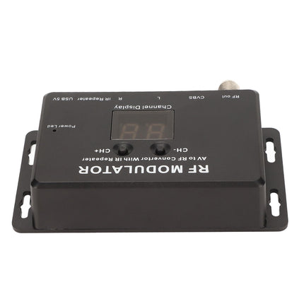 RF-modulaator, professionaalne PAL NTSC AV-RF-modulaatori muundur IR-kordajaga digiboksi, DVR-i ja DVD-mängija jaoks