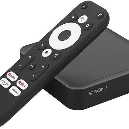 STRONG LEAP-S3 | Google TV Box Android 11-ga | 4K UHD resolutsioon | Bluetoothi ​​hääljuhtimispult ja Google Assistant | Chromecast | Google Play pood | Netflix | Prime Video | Disney+ ja palju muud.