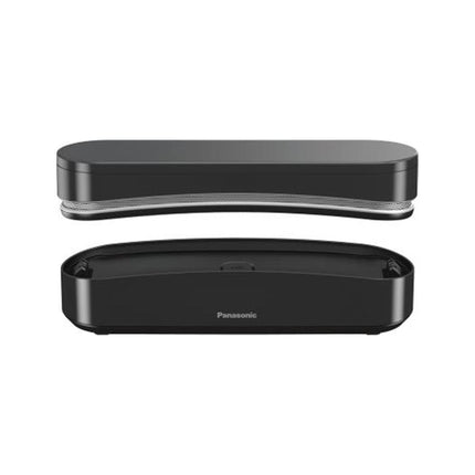 Panasonic KX-TGK320GB disainerjuhtmeta telefon automaatvastajaga (analoogtelefon (DECT), Eco Plus režiim, kõnepiirang, äratuskell, beebimonitor) must