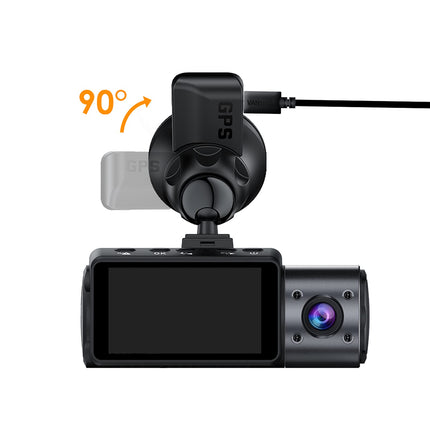VANTRUE uuendatud N4 autokaamera iminapaga kinnitus USB-C pordi ja GPS-detektoriga (kiirus, asukoht, marsruut), kehtib Windowsi ja Maci jaoks