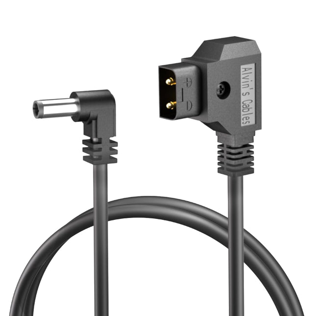 Alvin's Cables Power Tap D-Tap - 2.1 DC 12V täisnurga kaabel Blackmagic Design Video Assist, Atomos Shogun, SmallHD 702 monitori jaoks 1,5 m | 4,92 jalga