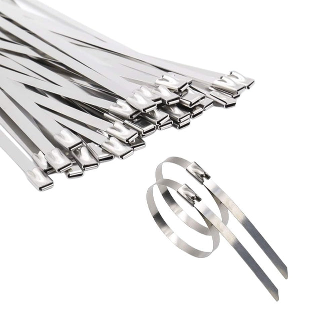 TERF® roostevabast terasest kaablisidemed, 200 mm x 7,9 mm, vastupidavad, merekindlast 316 terasest kaablisidemed, kindlad ja isesulguvad, sise- ja välistingimustes kasutamiseks, kodu, kontor, töökoda, 20 tk pakis