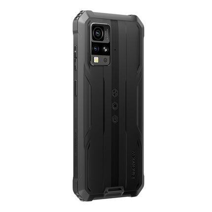 Blackview BV4800 PRO õuemobiiltelefon, 5180mAh, 12GB+128GB/2TB (2025), lepinguta nutitelefon, 6.56" 90Hz, IP69K veekindel, ehitusplatsi telefon, 5MP+13MP/kaks 4G/OTG/GPS/NFC/sõrmejäljelugeja (must)
