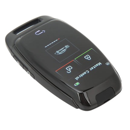 Auto kaugjuhtimispult LCD-nutivõti auto võtmeta sisenemise kaugjuhtimispult EN/CF920 must