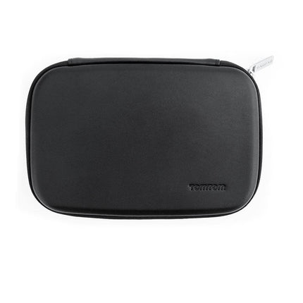 TomTom Premium nahkümbris GO Discoverile ja Expertile, 17,8 cm (7 tolli), must, 18 cm ja kahe USB-ga auto kiirlaadija, 2,4 A pordi kohta