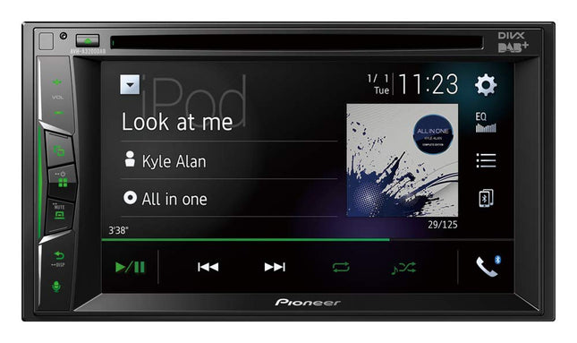 Pioneer Electronics AVH-A3200DAB MP3-tuuner must