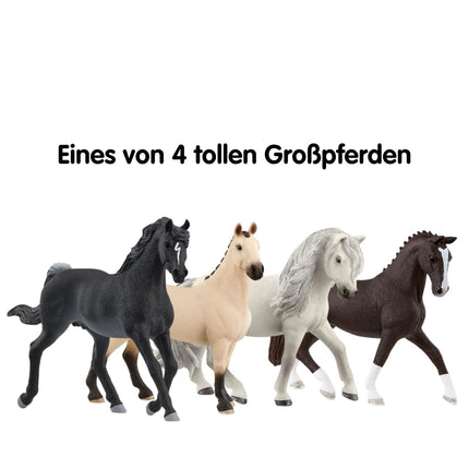Schleich 99092 advendikalender Hobuklubi 2024, vanus 5+, HORSE CLUB - mängukomplekt, 36 osa