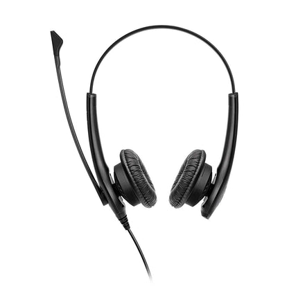 Jabra Biz 1100 EDU stereo kõrvaklapid mikrofoniga õpilastele - mürasummutavad peakomplektid kuulmiskaitsega, kunstnahast kõrvapatjade ja 3,5 mm pistikuga - mustad, üks suurus