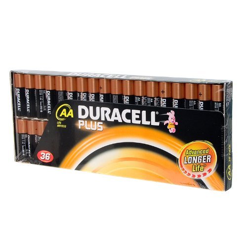 Duracell Plus AA patareid, LR6 MN1500, 1,5 V, 36 tk
