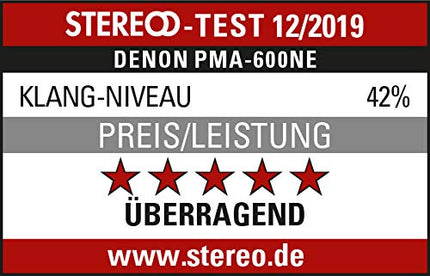 Denon PMA-600NE integreeritud võimendi 70W kanali kohta ja Bluetoothiga, hõbedane, PMA600NESPE2
