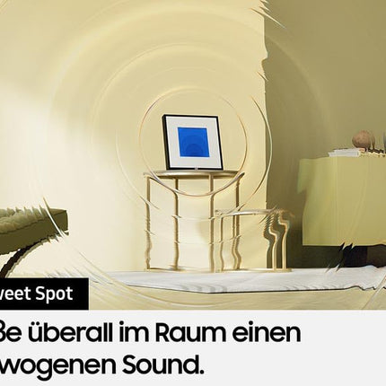 Samsung Music Frame HW-LS60D teleritele mõeldud heliriba, pildiraami stiilis Music Frame'i disain, Bluetooth-kõlar suure optimaalse kõlaripunktiga, juhtmevaba voogedastus [2024]