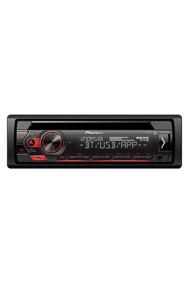 Pioneer DEH-S320BT, 1-DIN car radio, CD tuner with RDS, Bluetooth, MP3, USB and AUX input, hands-free system, Smart Sync app, 13-band equalizer