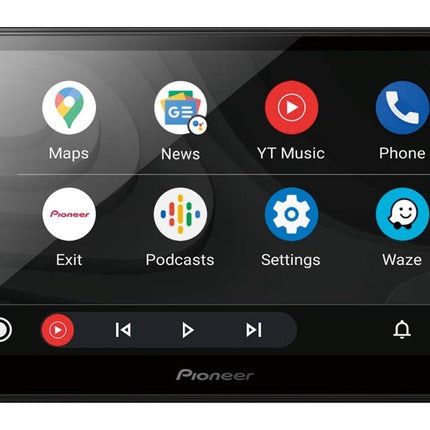 Pioneer SPH-DA160DAB-AN, 6,8-tolline 2-DIN meediavastuvõtja Apple CarPlay, Android Auto, DAB+ ja Bluetoothiga, sh DAB-antenn