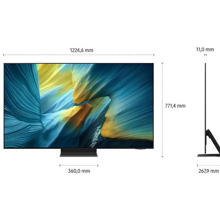 Samsung OLED S95F 55-tolline (138 cm) 4K peegeldusvaba UHD-teler, NQ4 AI Gen3 protsessor, OLED HDR Pro, mängukeskus, Motion Xcelerator 165Hz, 4K ülesskaleerimine, Dolby Atmos, Samsung Vision AI nutiteler (2025)