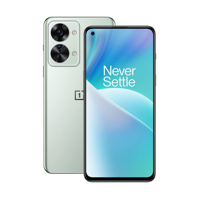 OnePlus Nord 2T 5G - 8 GB muutmälu, 128 GB SIM-kaardita nutitelefon 50MP tehisintellektiga kolmekordse kaamera ja 80W SUPERVOOC kiirlaadimisega - 2-aastane garantii - Jade Fog