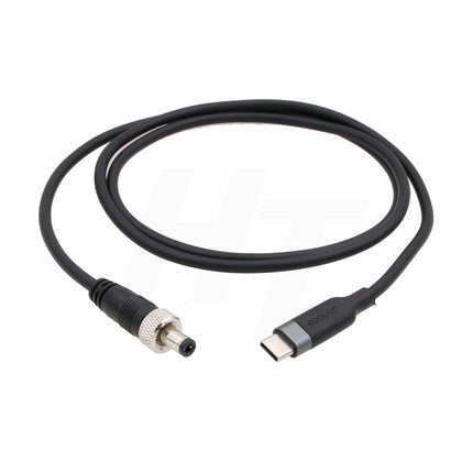 HangTon 12V 3A PD USB-C lukustatava alalisvoolu toitekaabel videoseadmetele PIX-E7, Atomos Ninja V, SmallHD 702 puutetundlik monitor