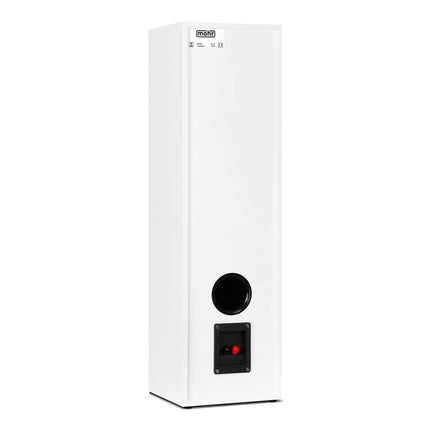 mohr 1 pair of floorstanding speakers SL10, white loudspeakers, HiFi sound at an affordable price