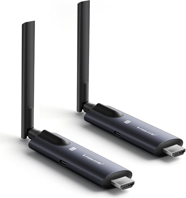 Traadita HDMI saatja ja vastuvõtja, Lemorele 1080P HDMI traadita edastus toetab 1 saatjat kuni 4 vastuvõtjat maksimaalselt voogedastusvideot sülearvuti, kaamera, teleriboksi, HDTV, monitori ja projektori jaoks.